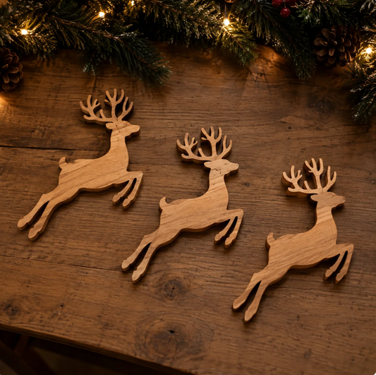 Housemas™ LED Reindeer Wall Set